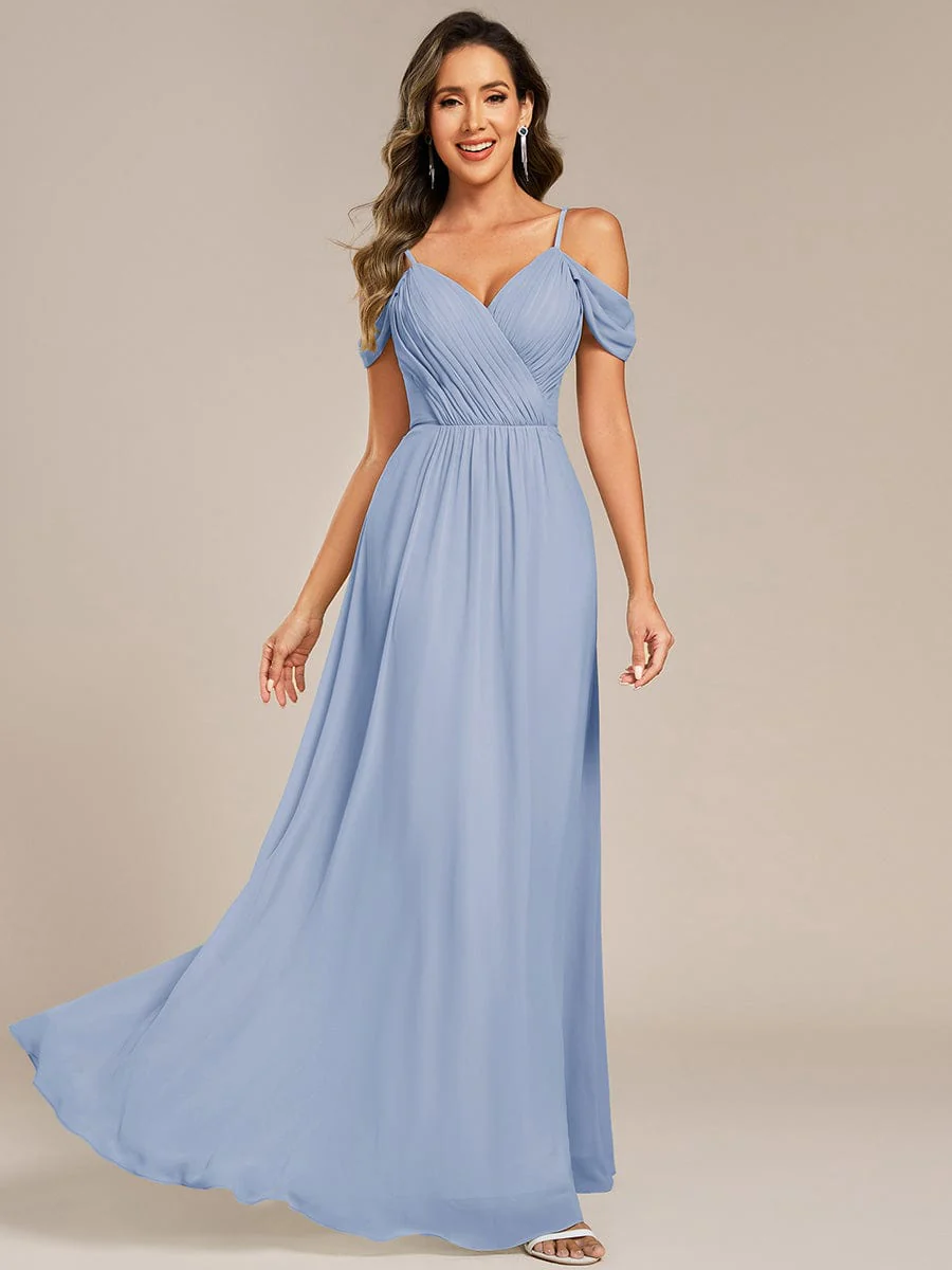 Backless See-through Bridesmaid Dress - Image 18