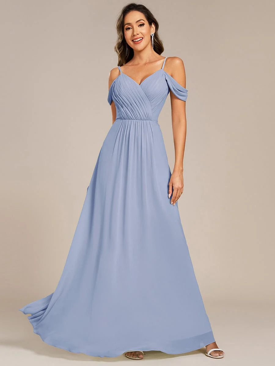 Backless See-through Bridesmaid Dress - Image 21