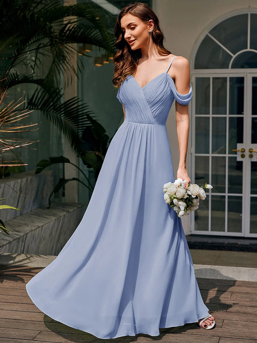 Backless See-through Bridesmaid Dress - Image 23