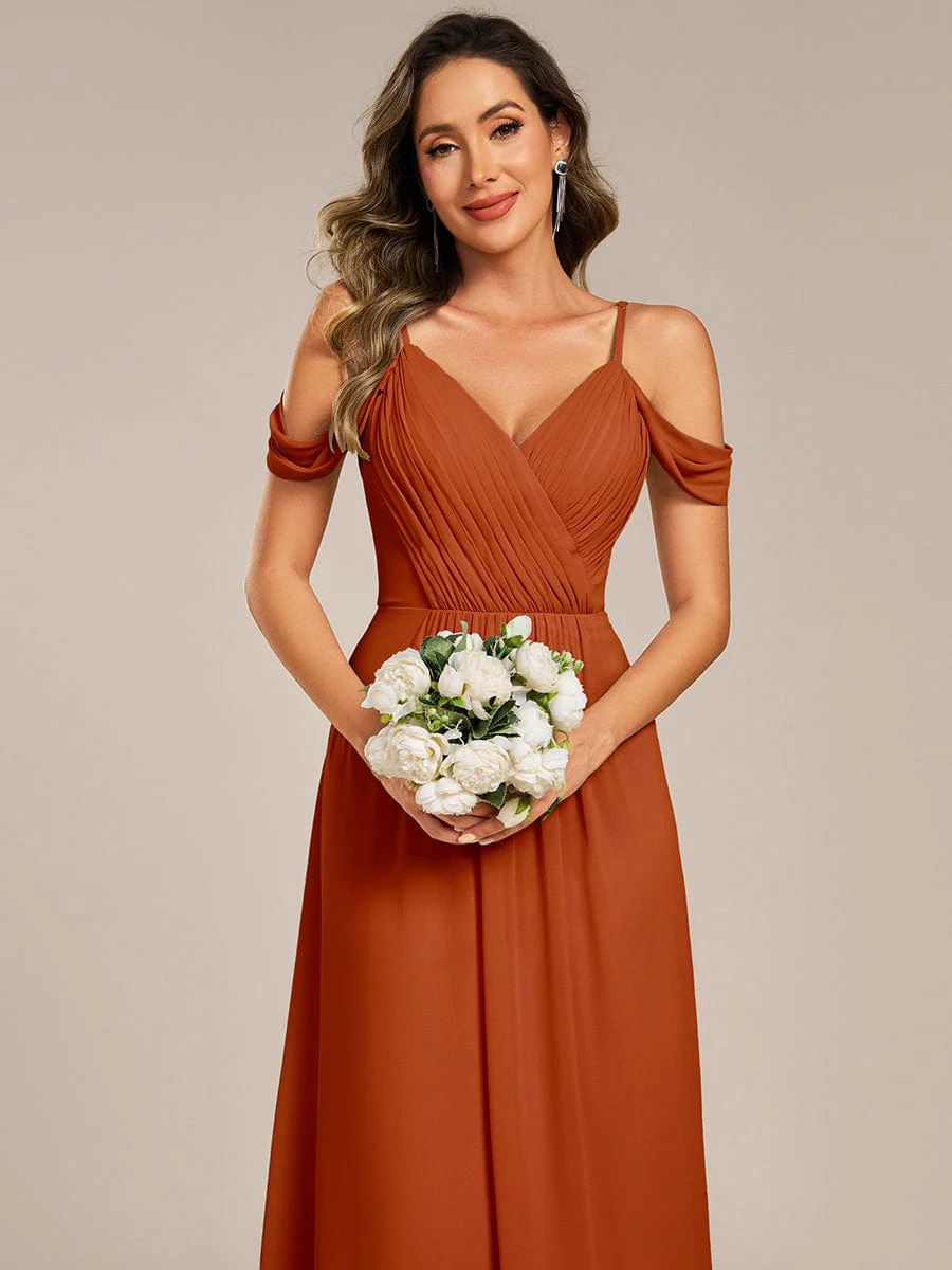 Backless See-through Bridesmaid Dress - Image 30