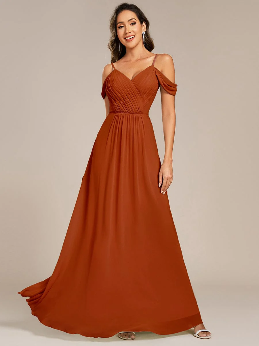 Backless See-through Bridesmaid Dress - Image 32