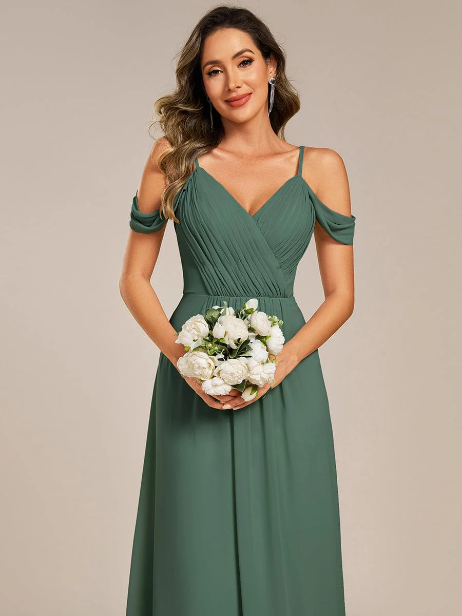 Backless See-through Bridesmaid Dress - Image 38