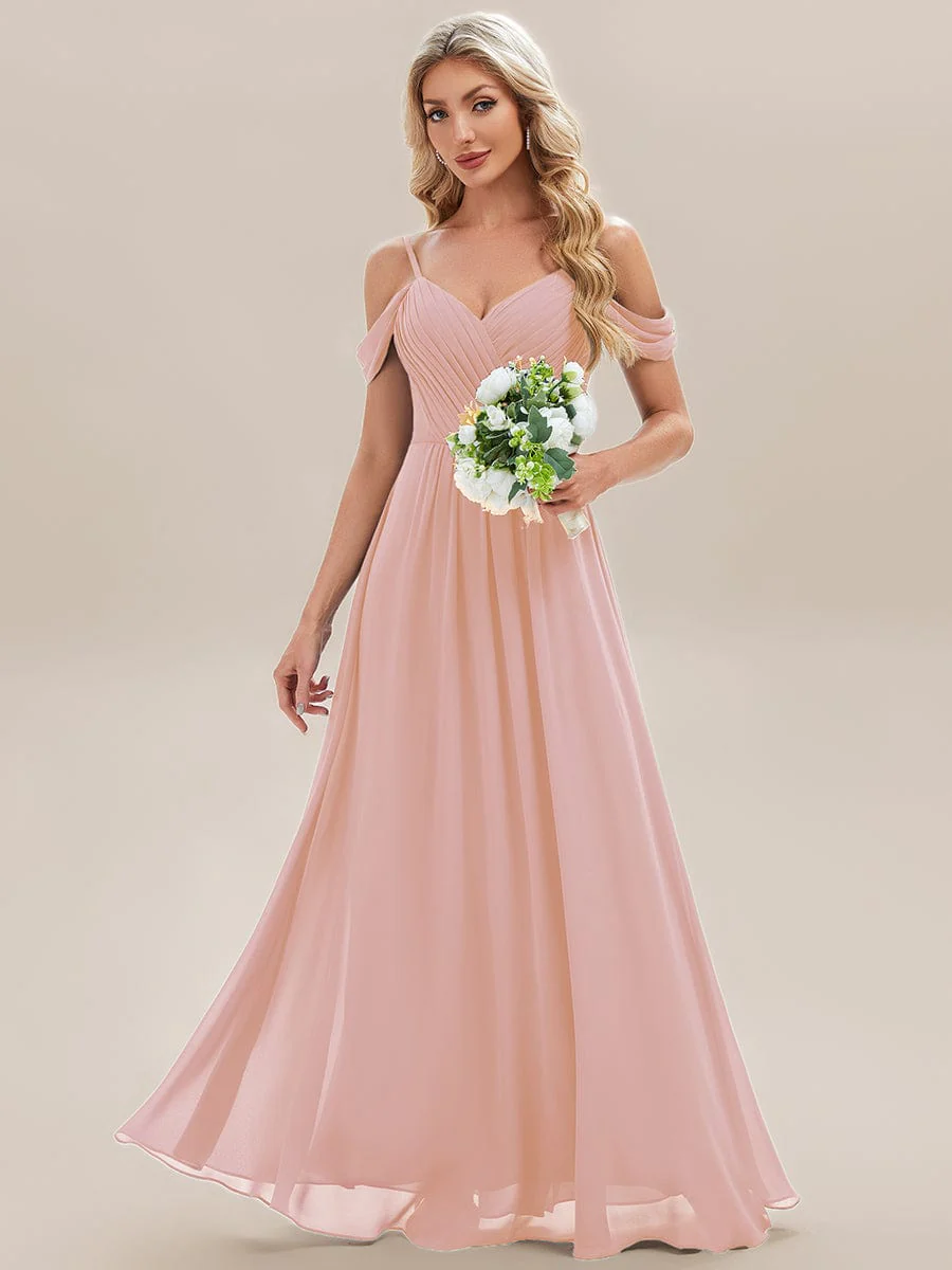 Backless See-through Bridesmaid Dress - Image 42