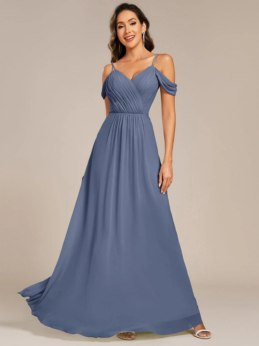 Backless See-through Bridesmaid Dress - Image 6