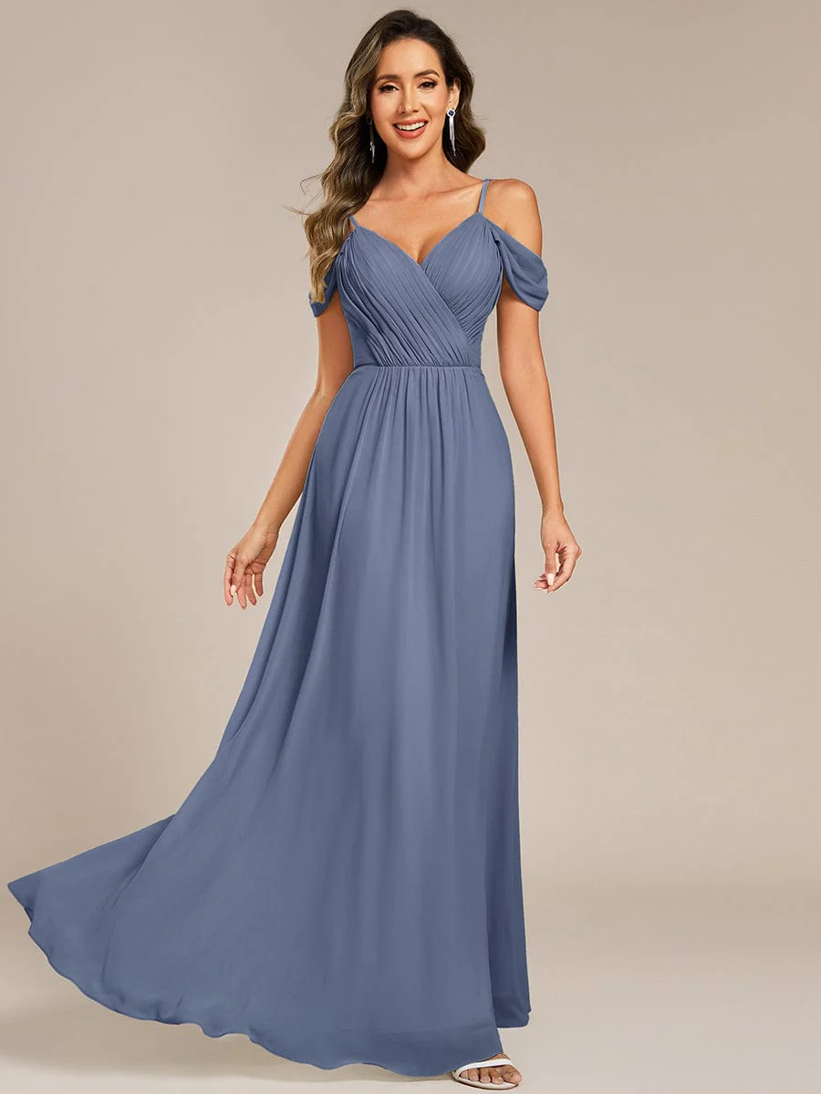 Backless See-through Bridesmaid Dress - Image 7