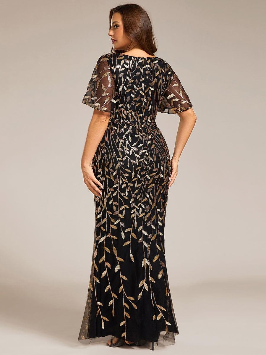 ever DIONE|Gorgeous V Neck Leaf-Sequined Fishtail Mother of the Bride Dress(Final Sale) - Image 98