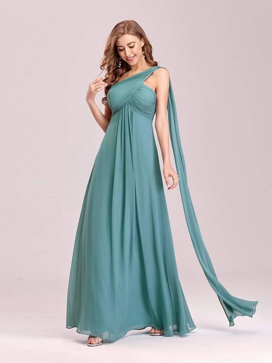 ever ANAYA|Maxi Long Chiffon One Shoulder Evening Dress for Women(Final Sale) - Image 32
