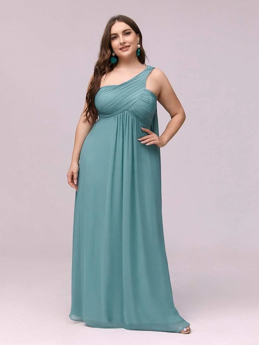ever ANAYA|Maxi Long Chiffon One Shoulder Evening Dress for Women(Final Sale) - Image 36