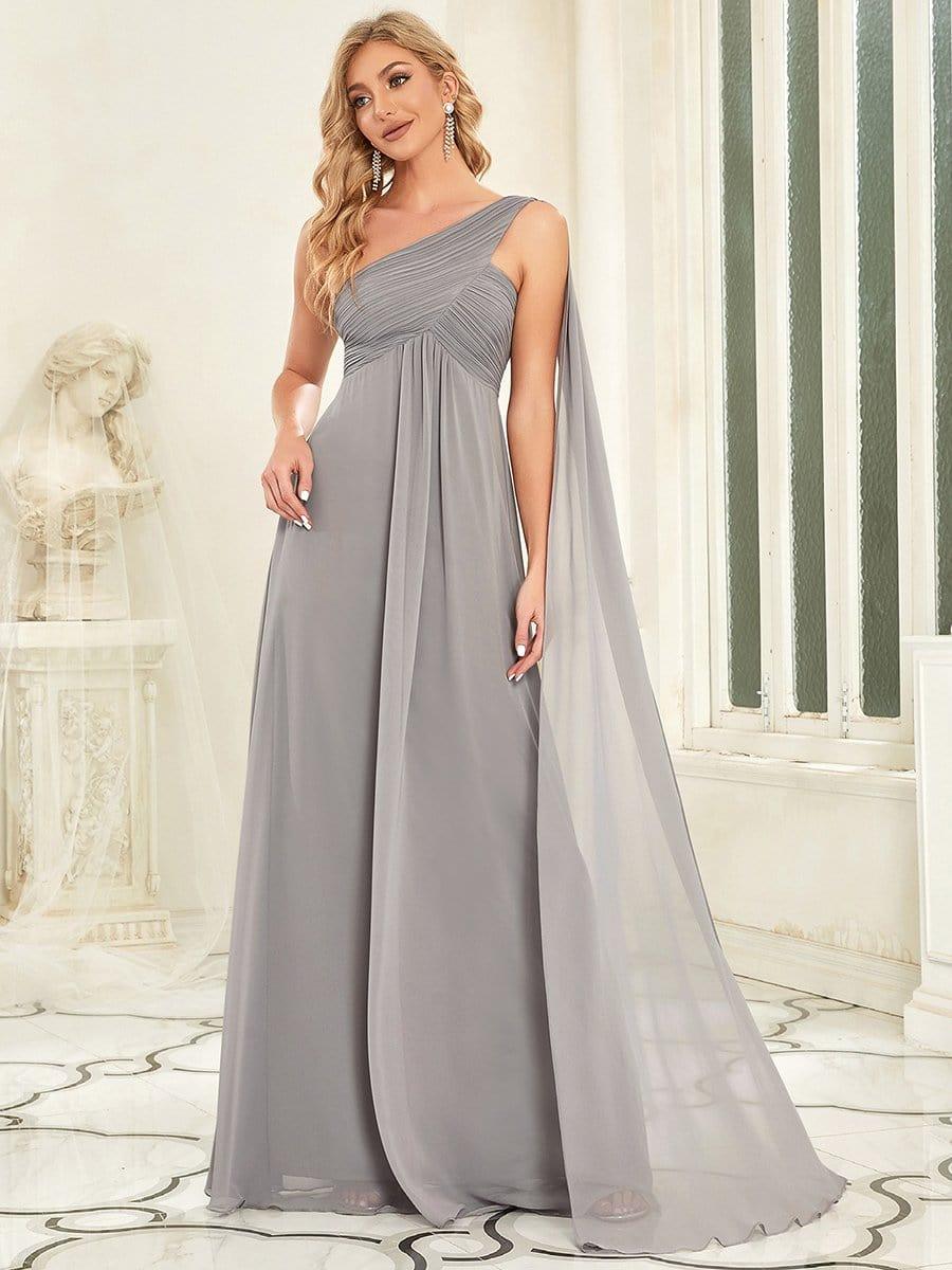 ever ANAYA|Maxi Long Chiffon One Shoulder Evening Dress for Women(Final Sale) - Image 39