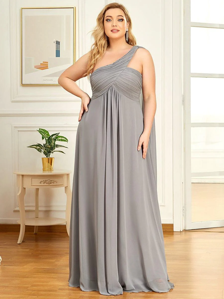ever ANAYA|Maxi Long Chiffon One Shoulder Evening Dress for Women(Final Sale) - Image 42