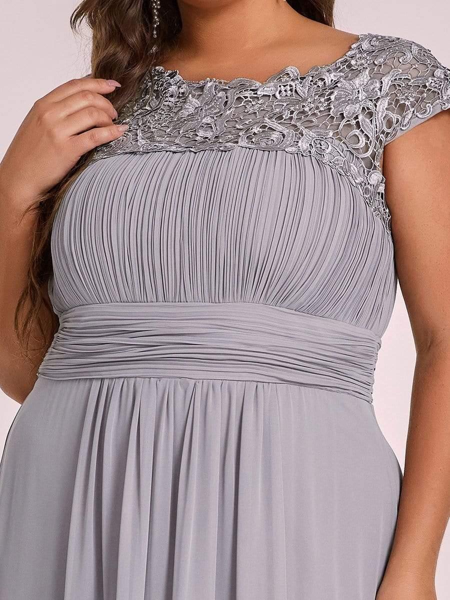 Plus Size Elegant Flattering Maxi Bridesmaid Dress(Final Sale) - Image 67
