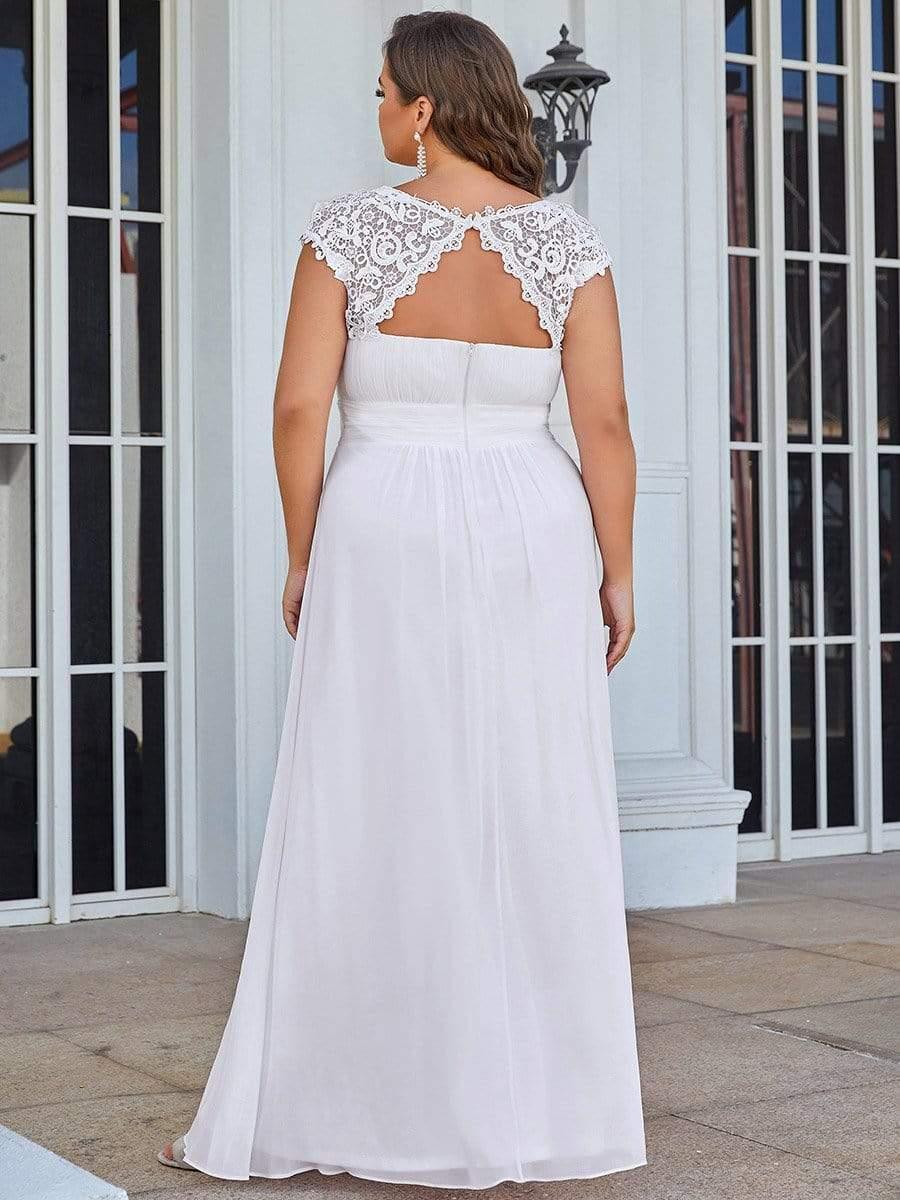 Plus Size Elegant Flattering Maxi Bridesmaid Dress(Final Sale) - Image 72