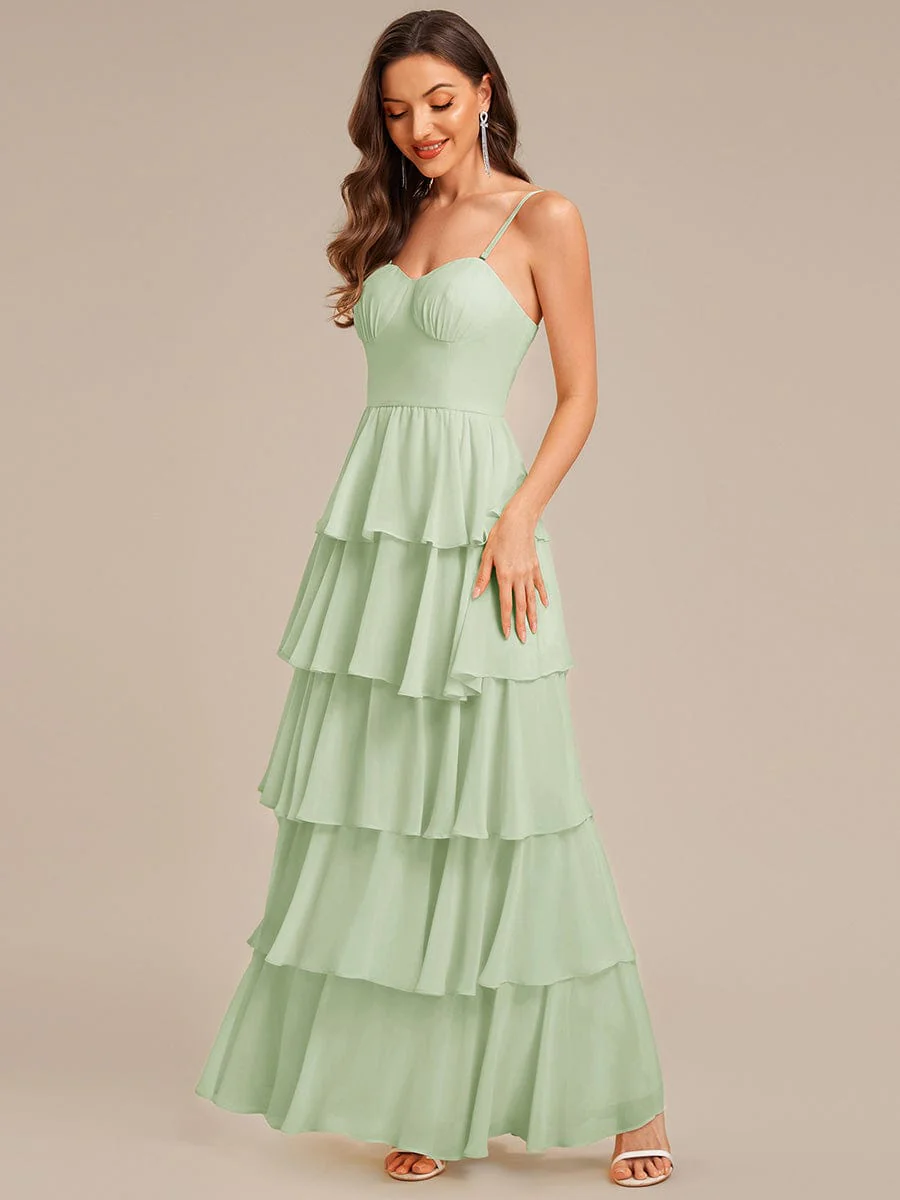 ever ROSALYN|Ruffled Chiffon Sleeveless Wedding Guest Dress - Image 24