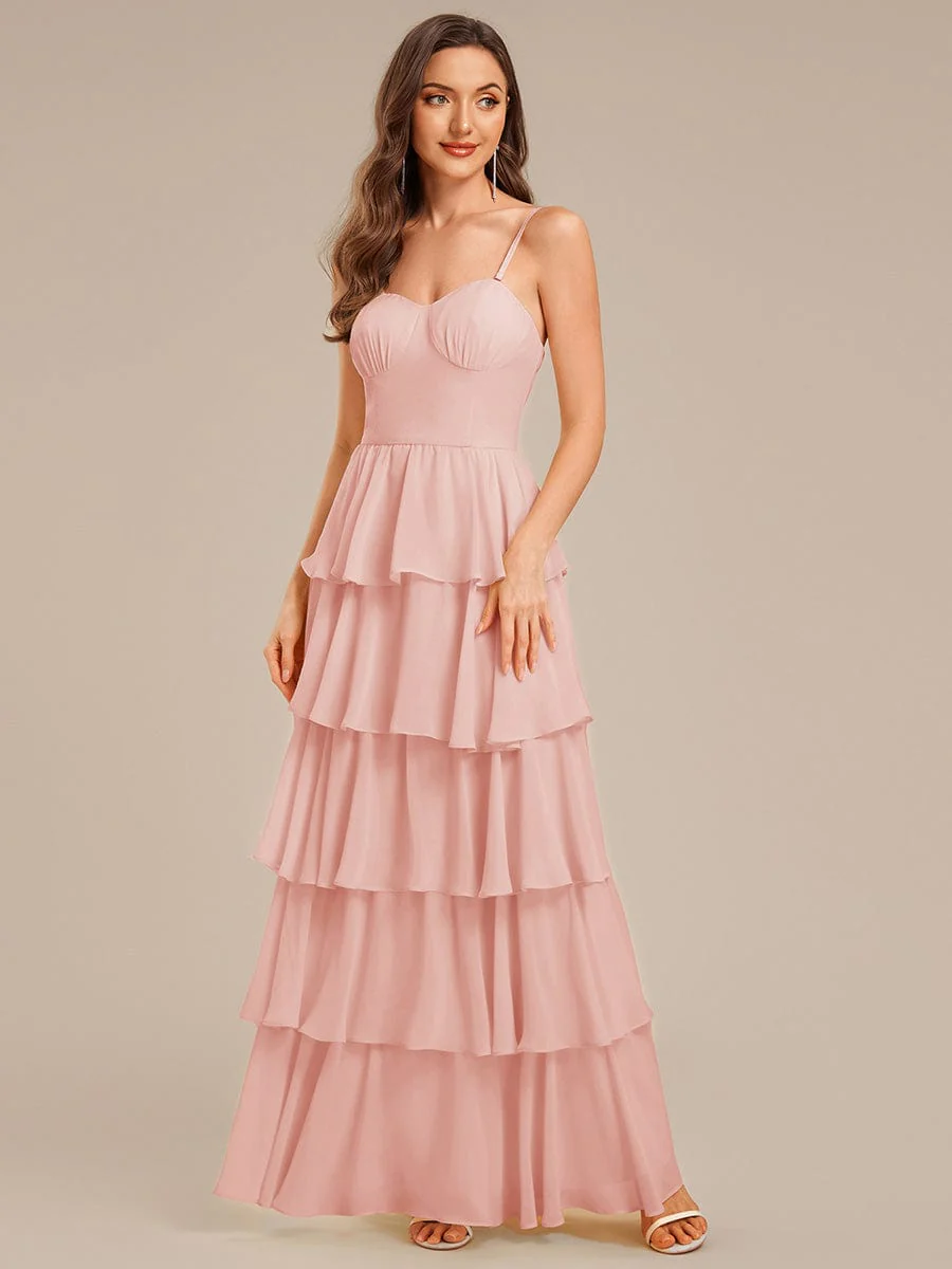 ever ROSALYN|Ruffled Chiffon Sleeveless Wedding Guest Dress - Image 26