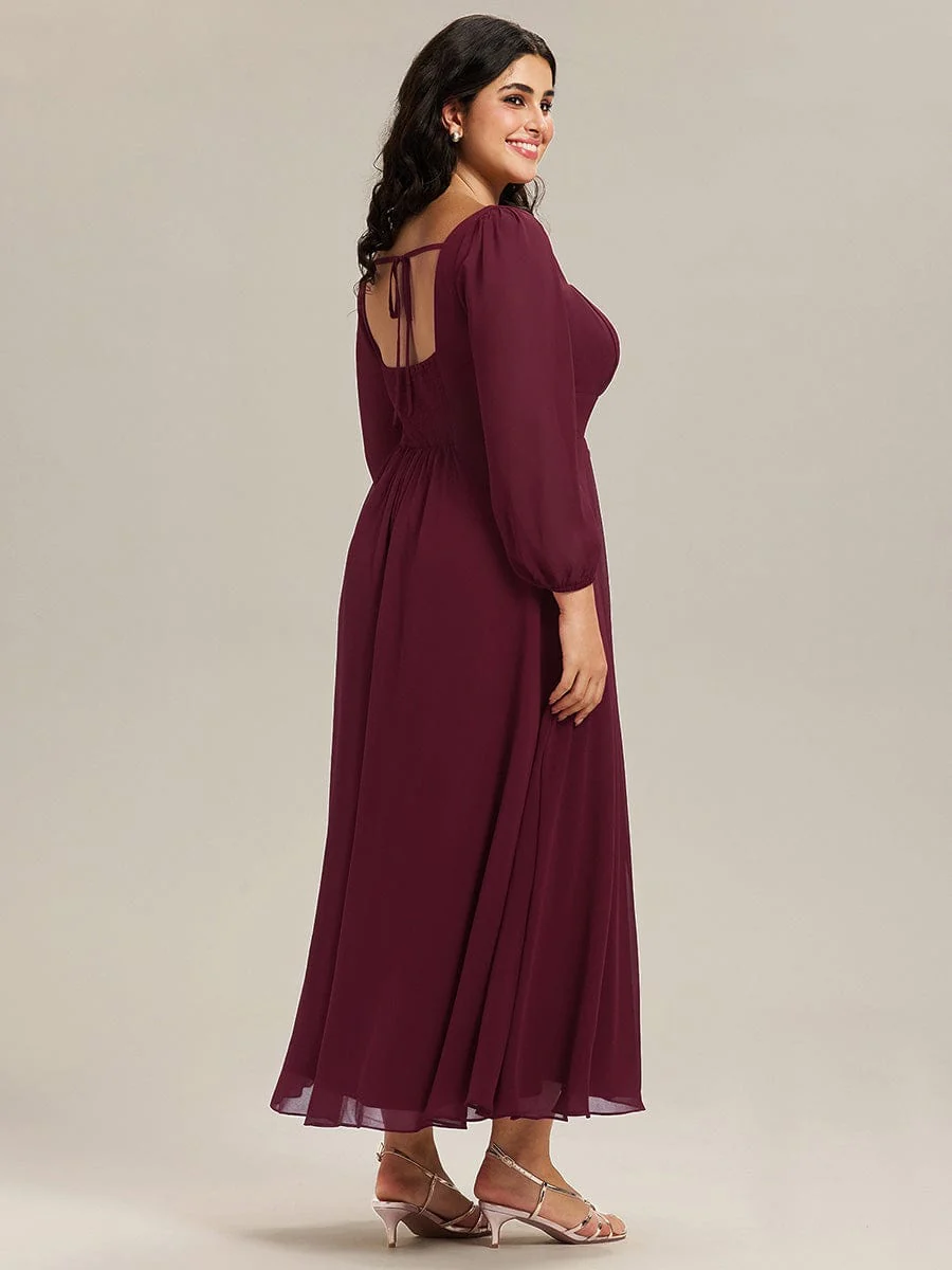 ever LYDIA|Chiffon Lantern Sleeve Maxi Dress - Image 16
