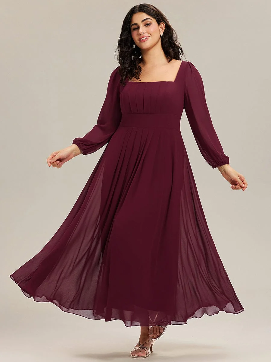 ever LYDIA|Chiffon Lantern Sleeve Maxi Dress - Image 18