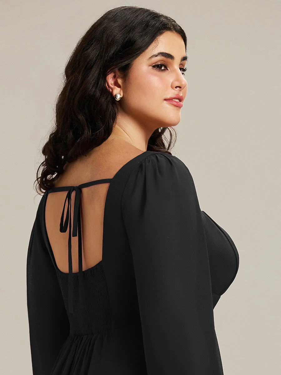 ever LYDIA|Chiffon Lantern Sleeve Maxi Dress - Image 23