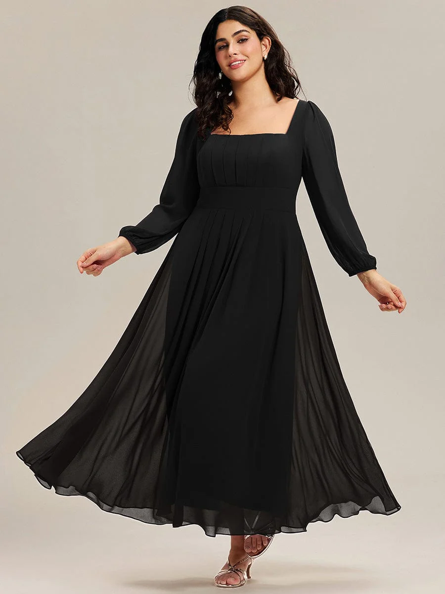 ever LYDIA|Chiffon Lantern Sleeve Maxi Dress - Image 24