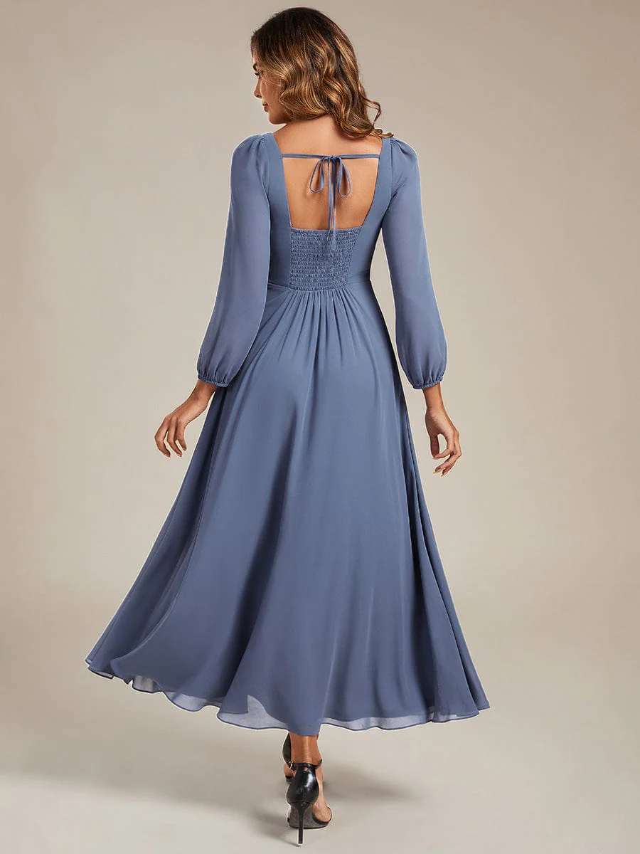 ever LYDIA|Chiffon Lantern Sleeve Maxi Dress - Image 4