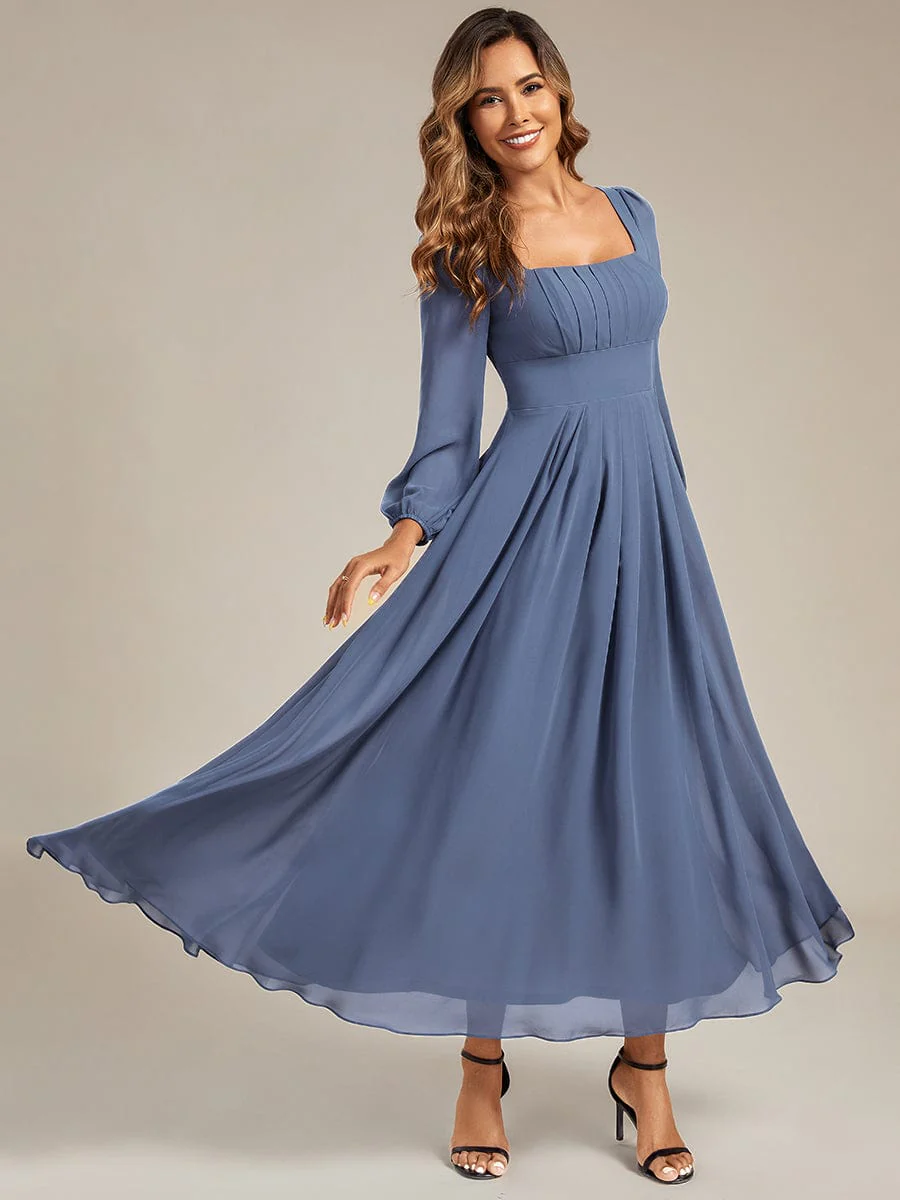 ever LYDIA|Chiffon Lantern Sleeve Maxi Dress - Image 6