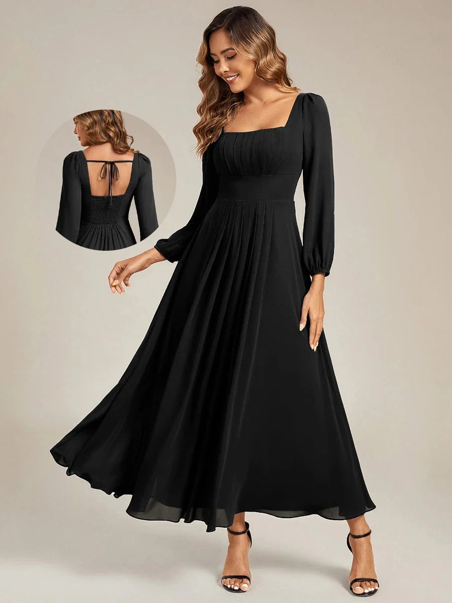 ever LYDIA|Chiffon Lantern Sleeve Maxi Dress - Image 7