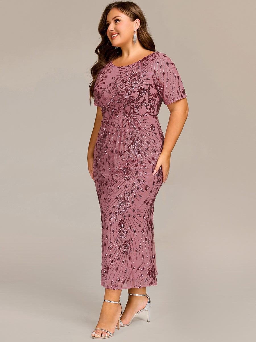 ever HAYLEN|Sequin Mermaid Round Neck Evening Dress - Image 42