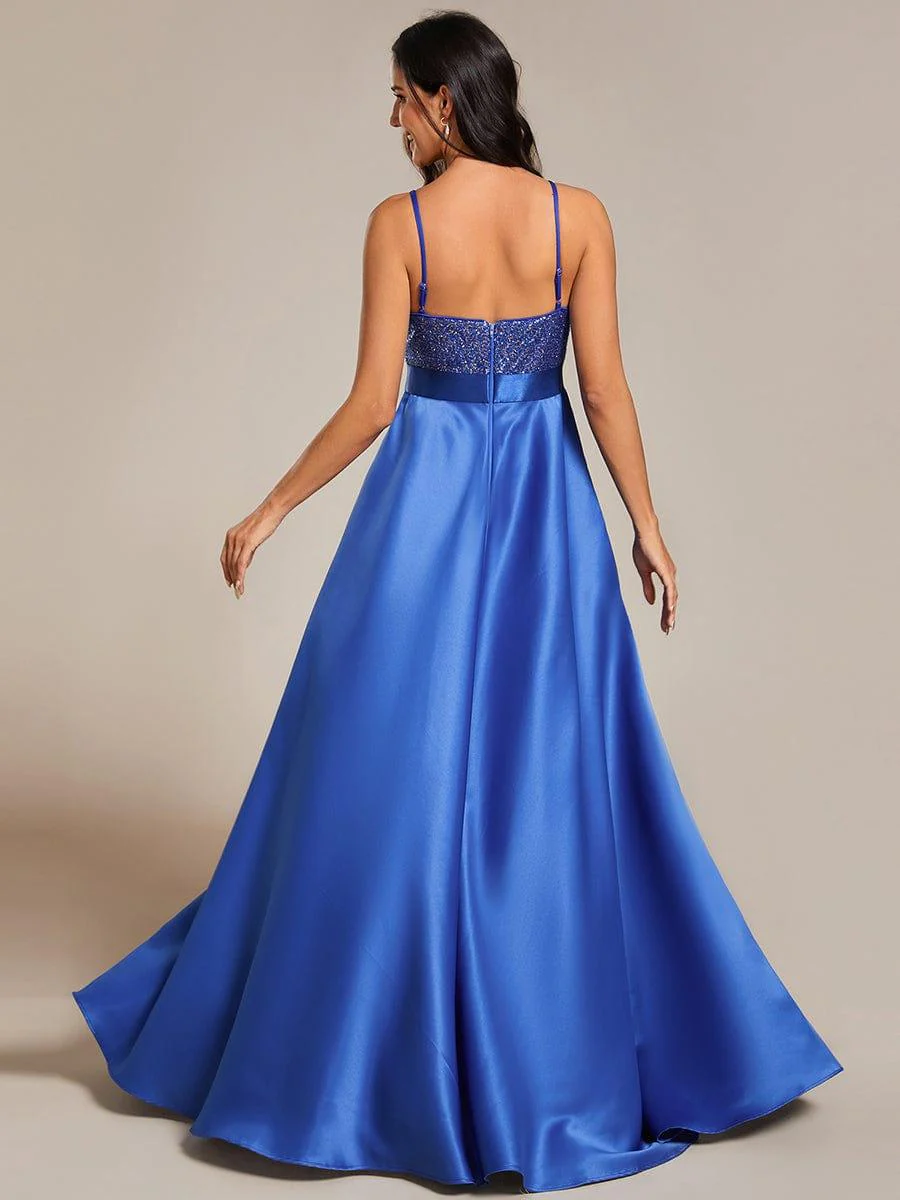 ever ALYNA|Sexy Backless Sparkly Prom Dresses for Women with Irregular Hem - Image 74