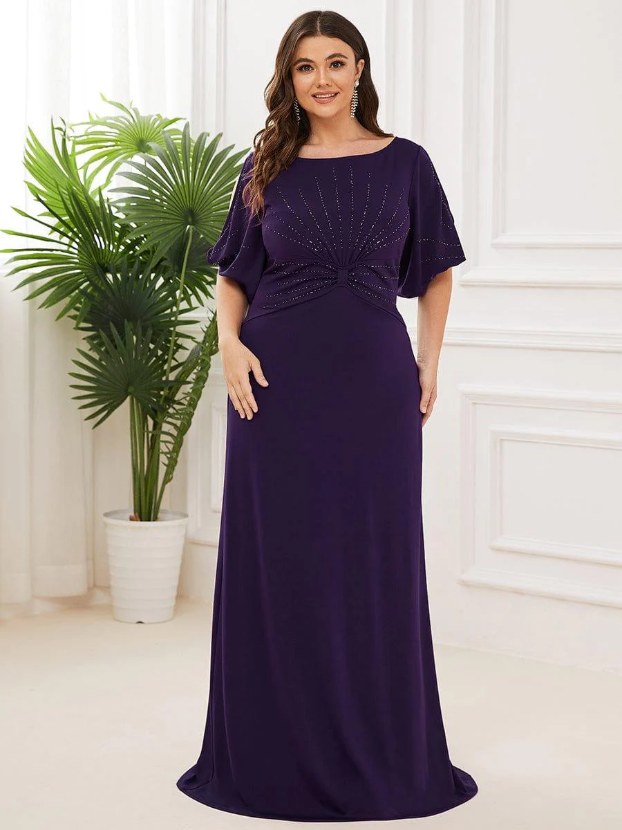 pretty VICOTIRE|Simple Maxi Plus Size Mermaid Party Dresses for Women - Image 14