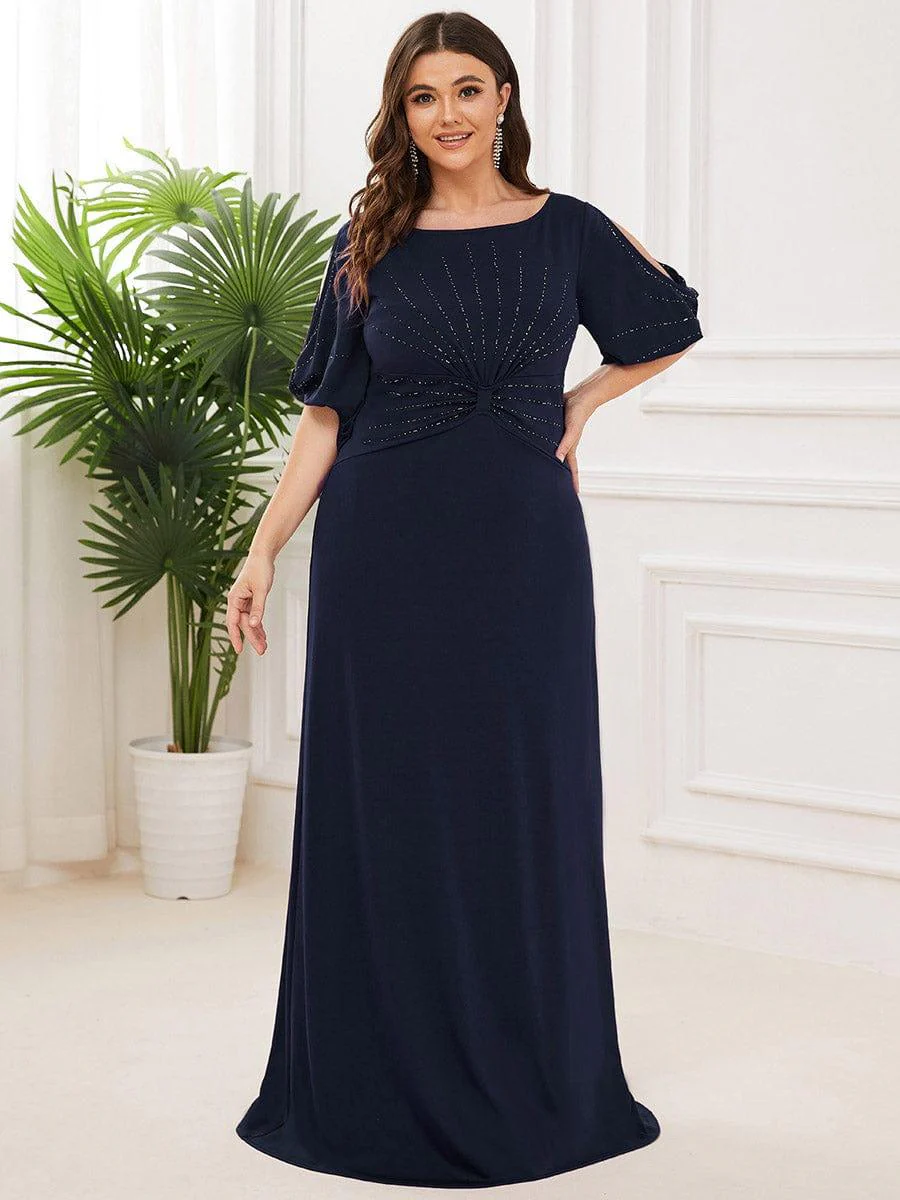 pretty VICOTIRE|Simple Maxi Plus Size Mermaid Party Dresses for Women - Image 6