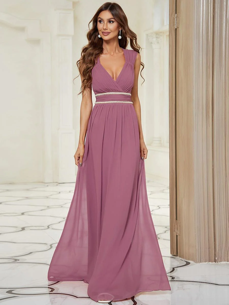 Sleeveless Grecian Style Formal Evening Dresses for Women - Image 38