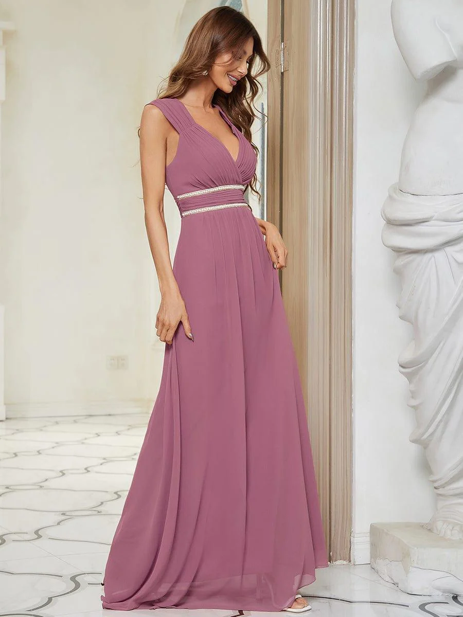 Sleeveless Grecian Style Formal Evening Dresses for Women - Image 42