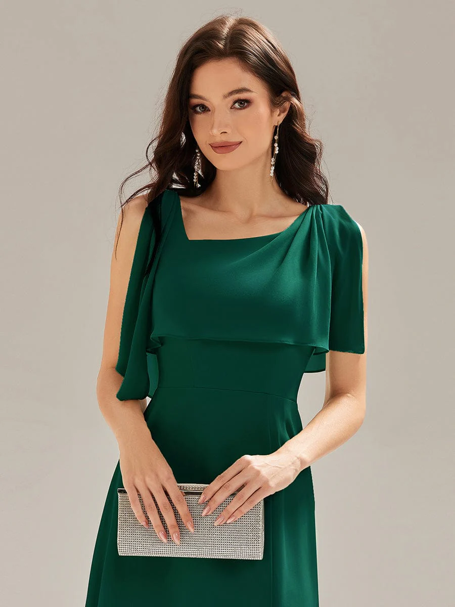 ever SABRINA|High Slit Chiffon Bridesmaid Dress - Image 11