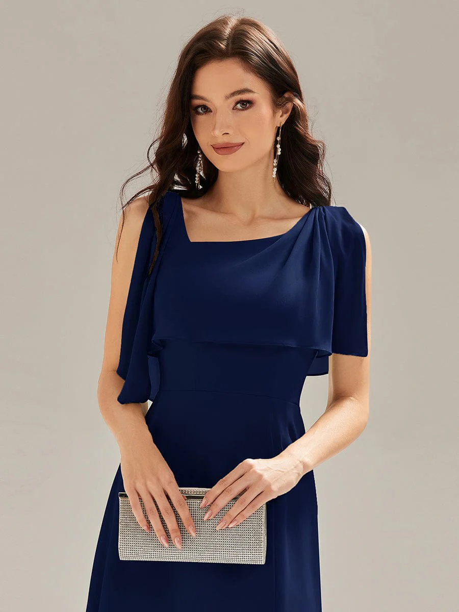 ever SABRINA|High Slit Chiffon Bridesmaid Dress - Image 17