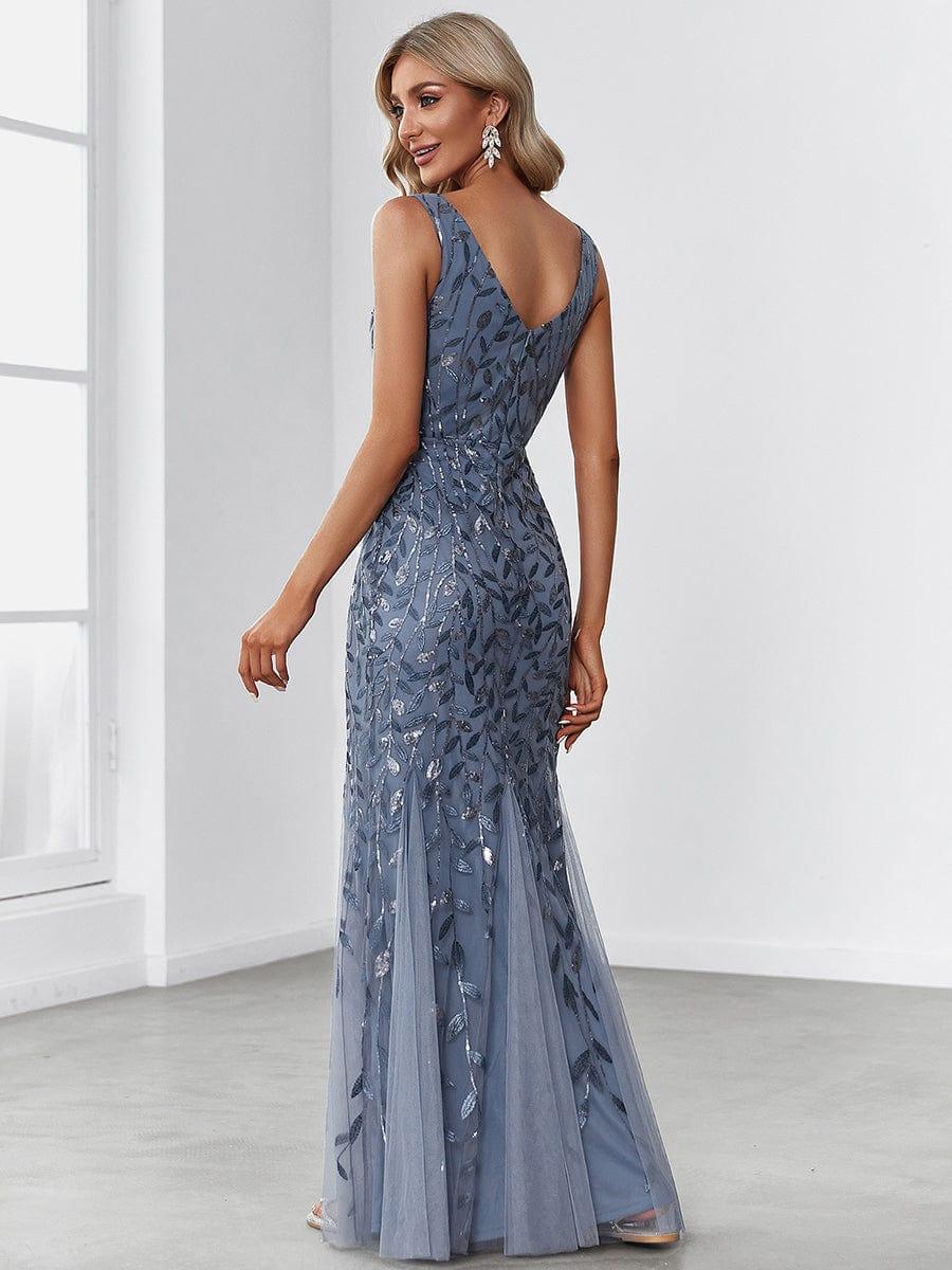 ever ORIEL|Women's Double V-Neck Fishtail Sequins Wedding Guest Dress - Image 20