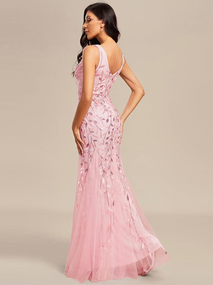ever ORIEL|Women's Double V-Neck Fishtail Sequins Evening Dress - Image 62