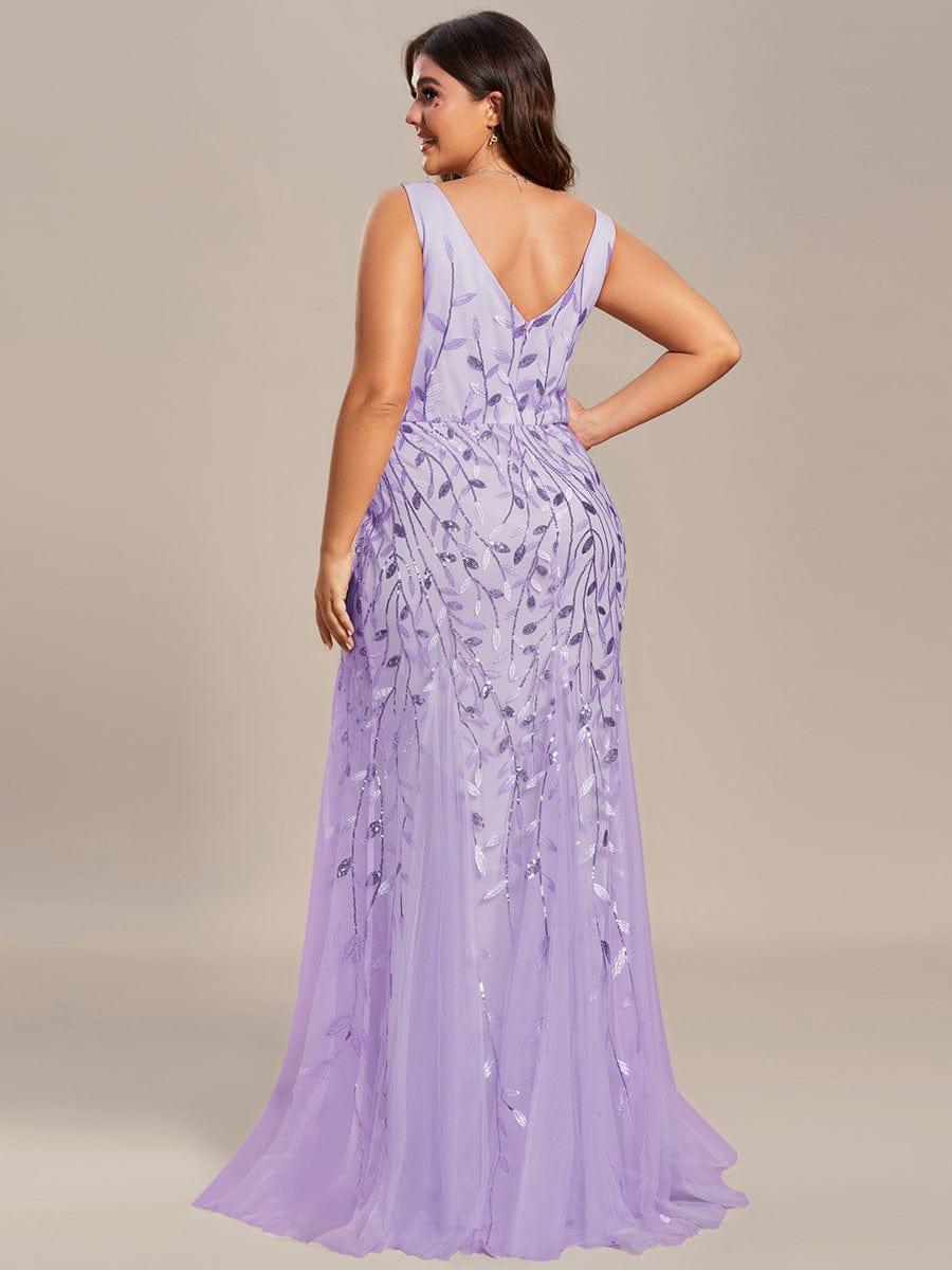 ever ORIEL|Women's Double V-Neck Fishtail Sequins Evening Dress - Image 88